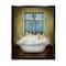 Stupell Industries Ducks Bathing Tub Ocean View Floater Framed Art